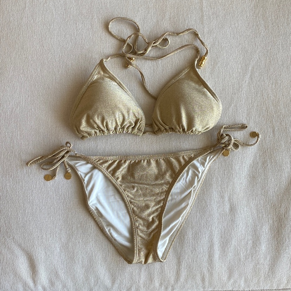 COPY - Onda de Mar Gold Bikini - M Top/S Bottom